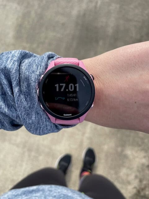 Hodinky Garmin Forerunner® 255 s růžovým páskem
