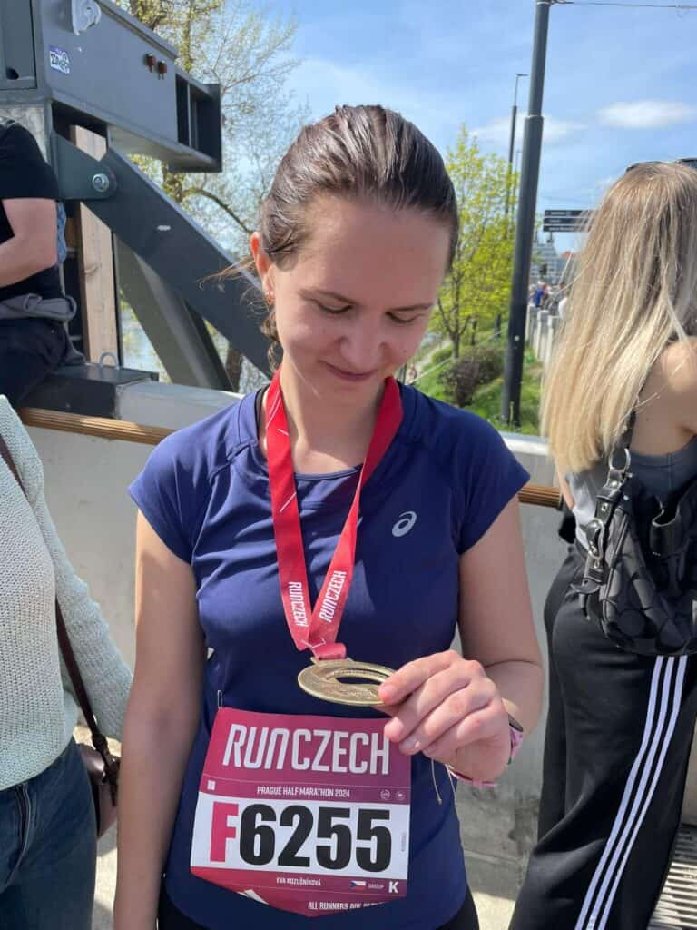 Radost z prvního zvládnutého půlmaratonu